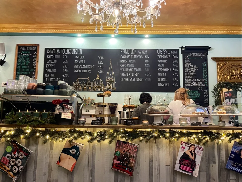 Speisekarte, Café Dom