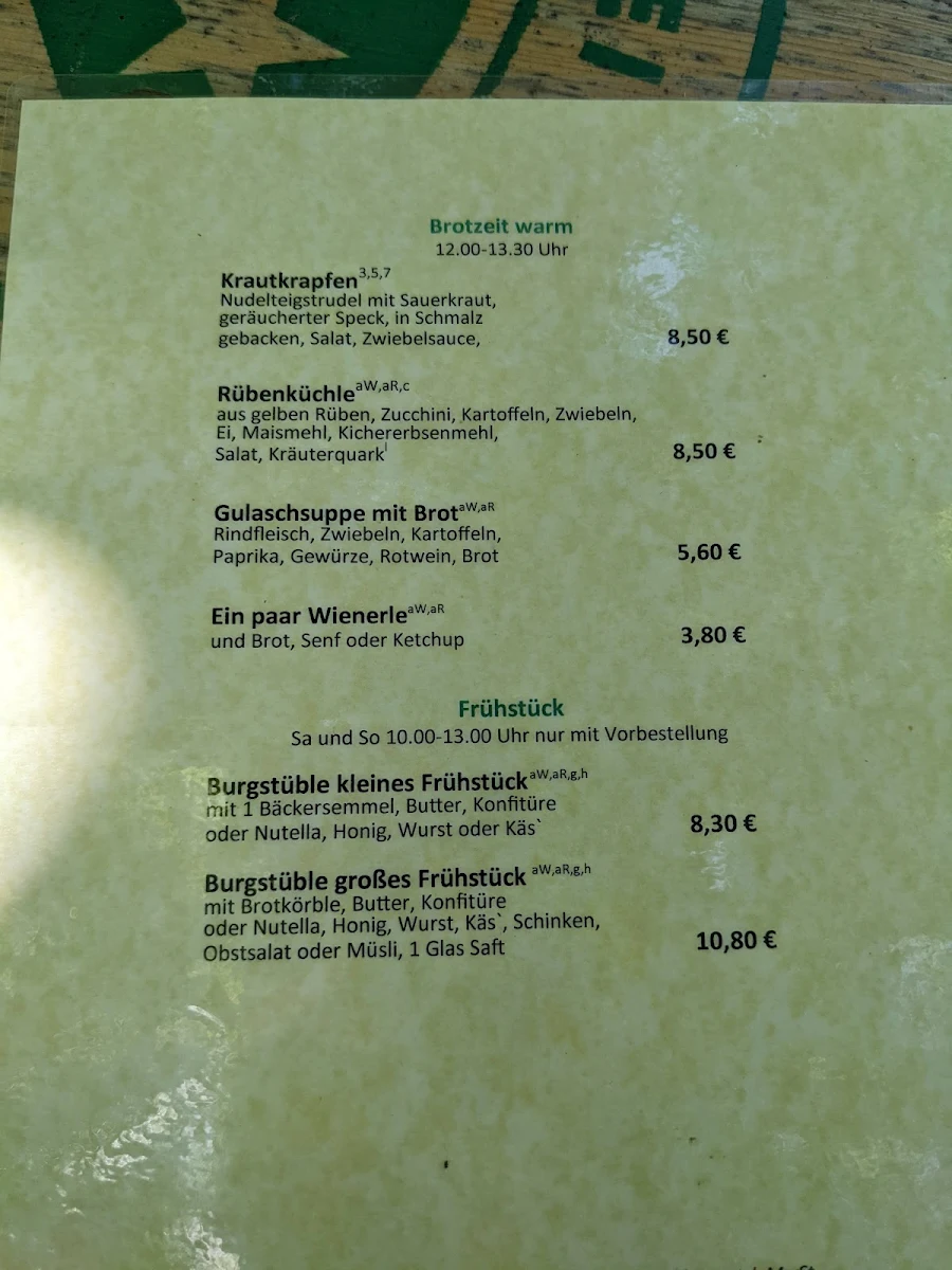 Speisekarte photo 4