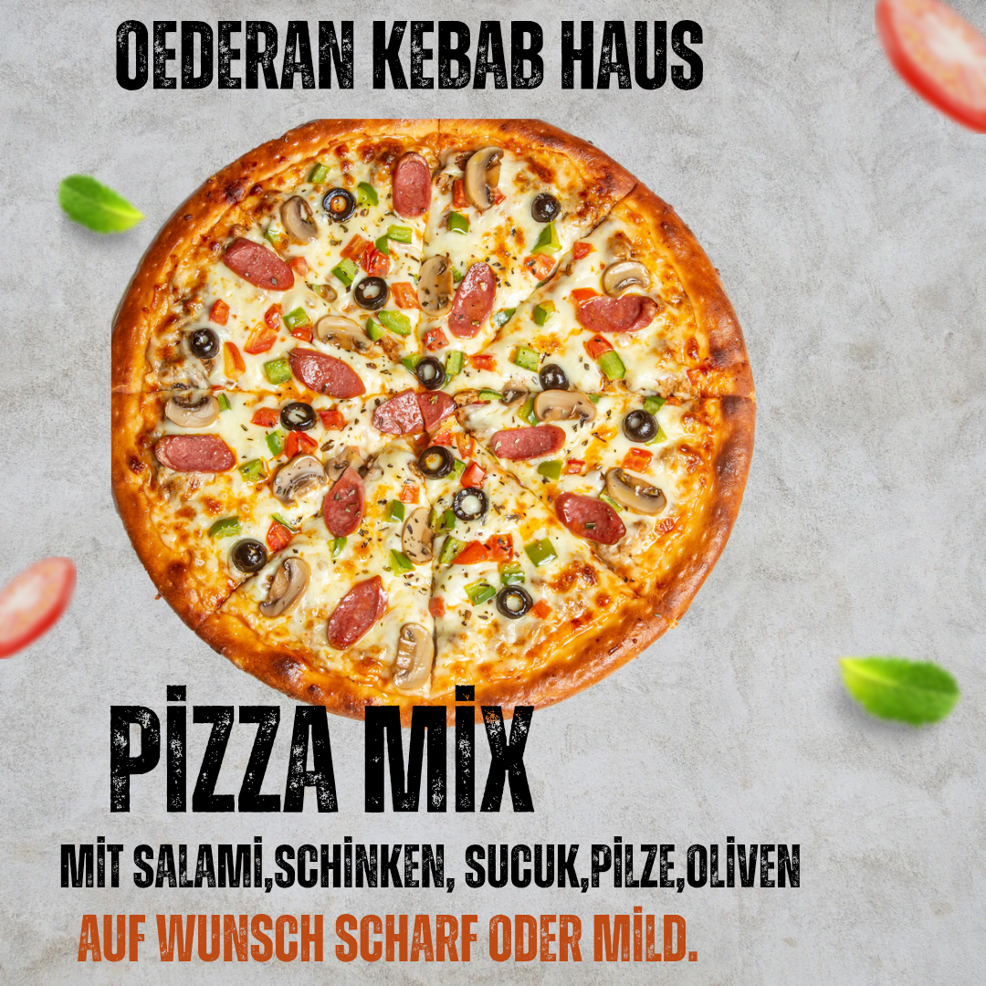 Speisekarte, Oederan Kebab Haus