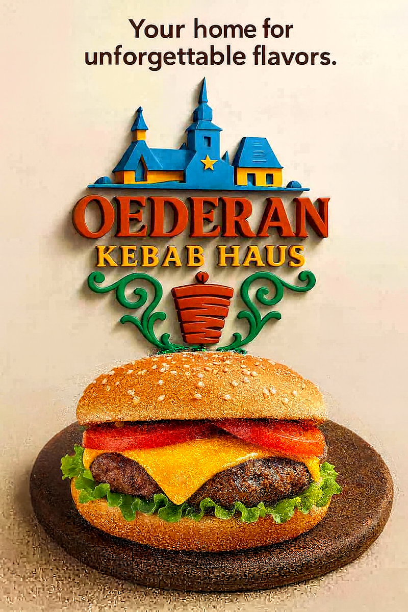 Speisekarte, Oederan Kebab Haus