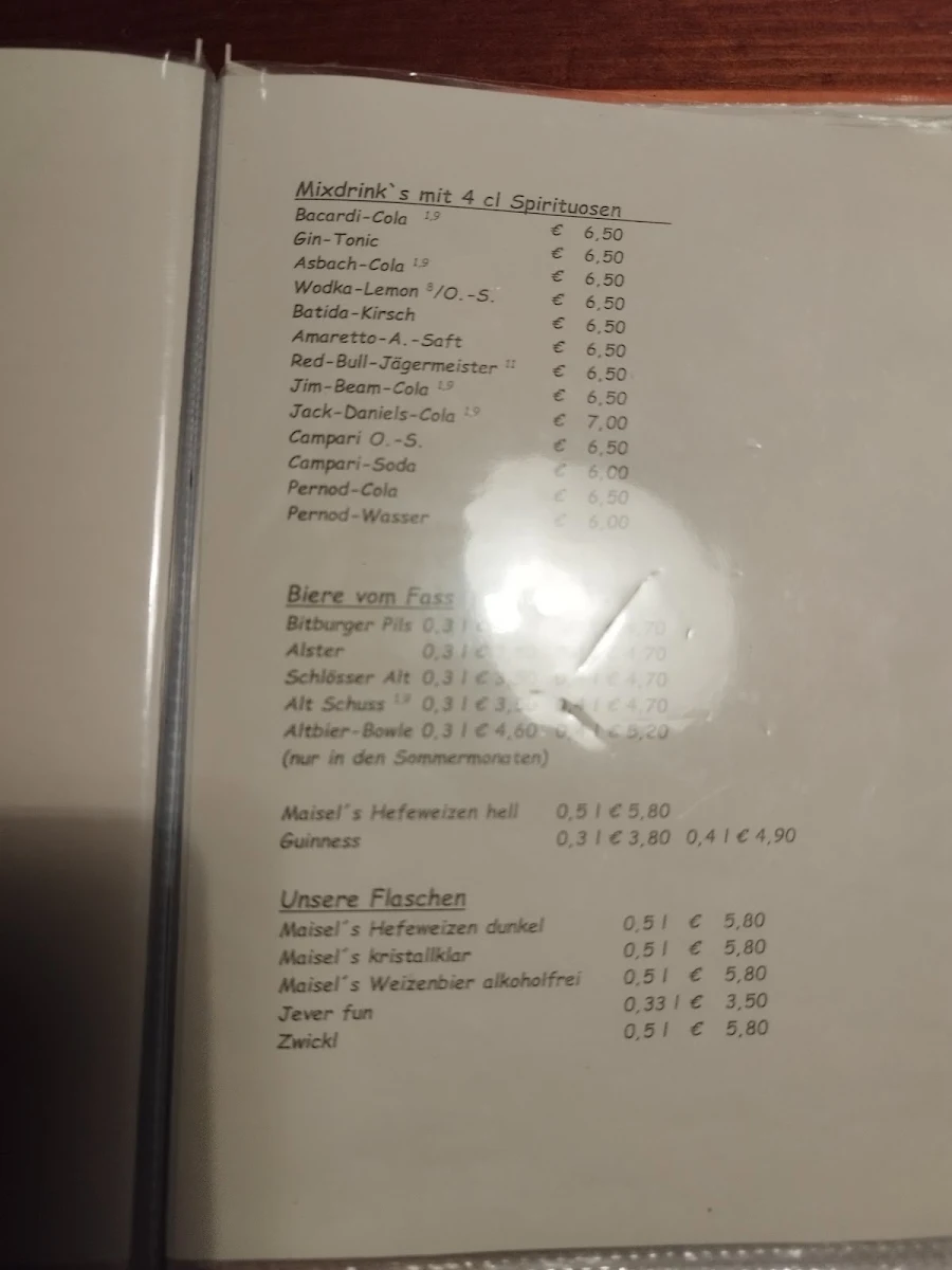 Speisekarte photo 1