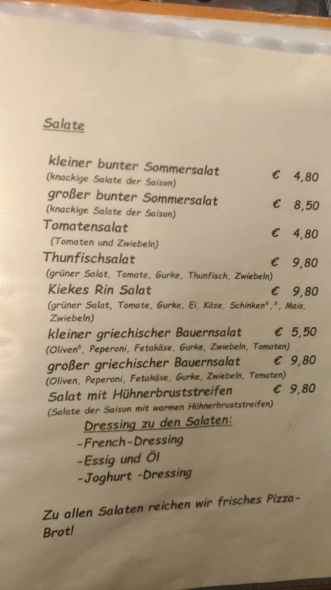 Speisekarte photo 2