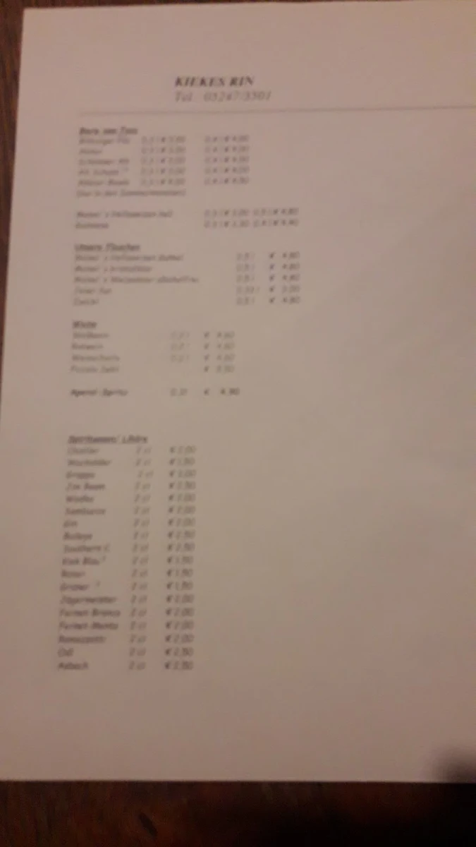 Speisekarte photo 6