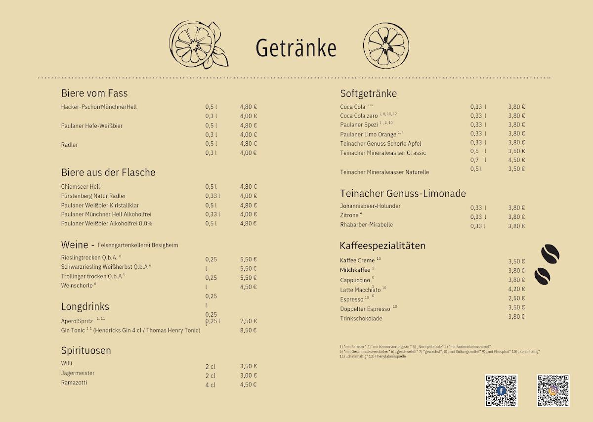 Speisekarte photo 2