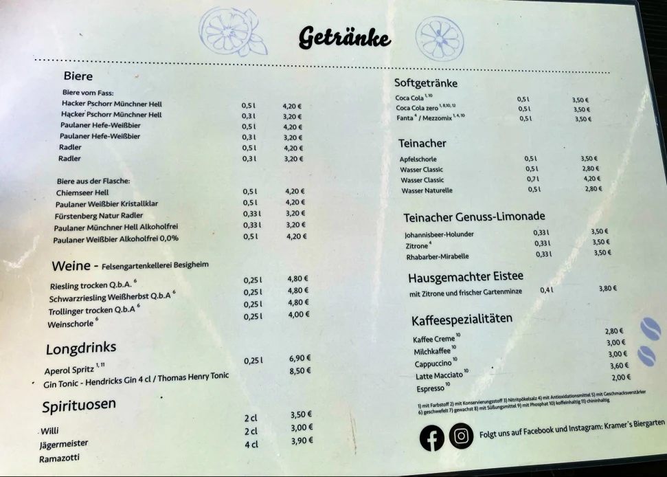 Speisekarte photo 7