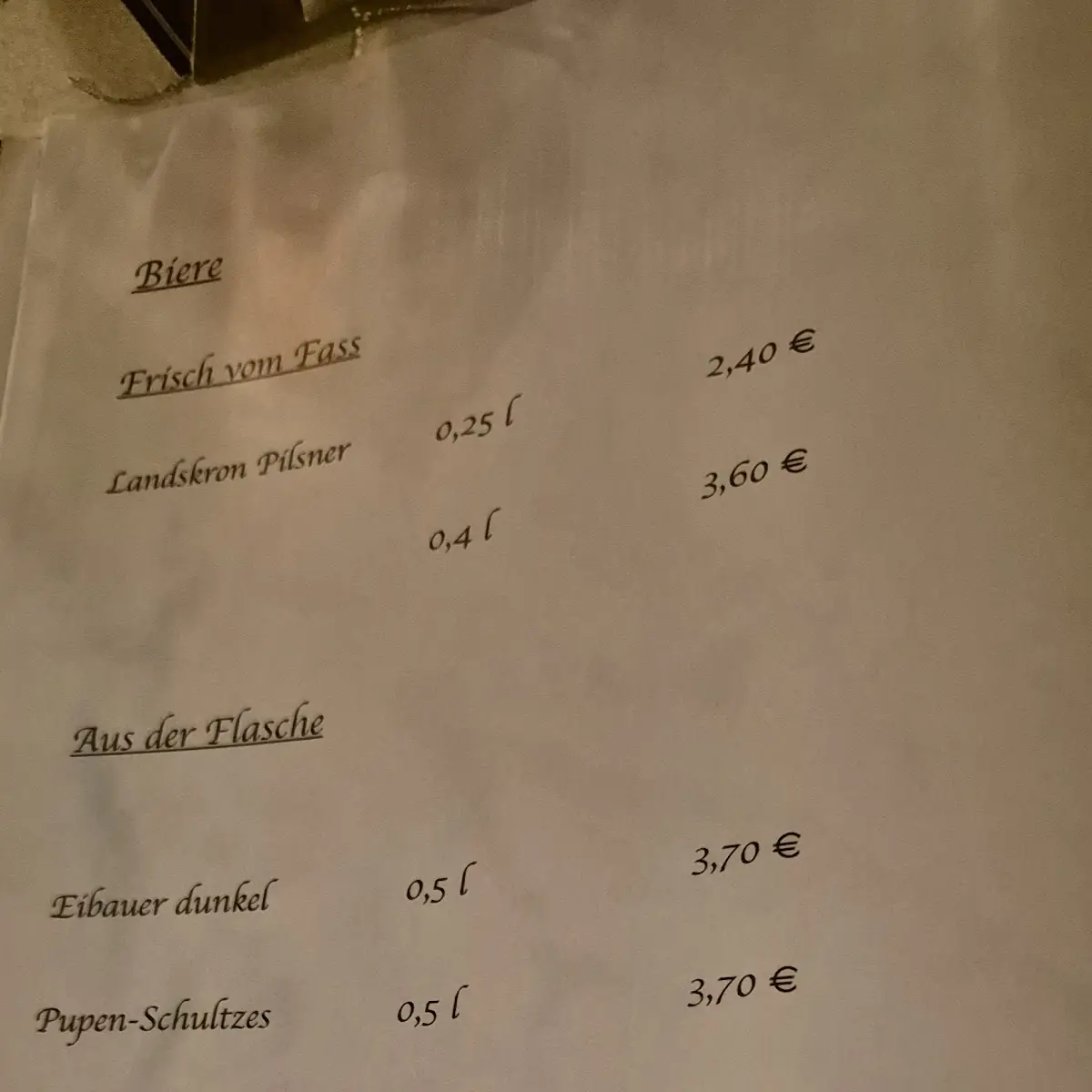 Speisekarte photo 6