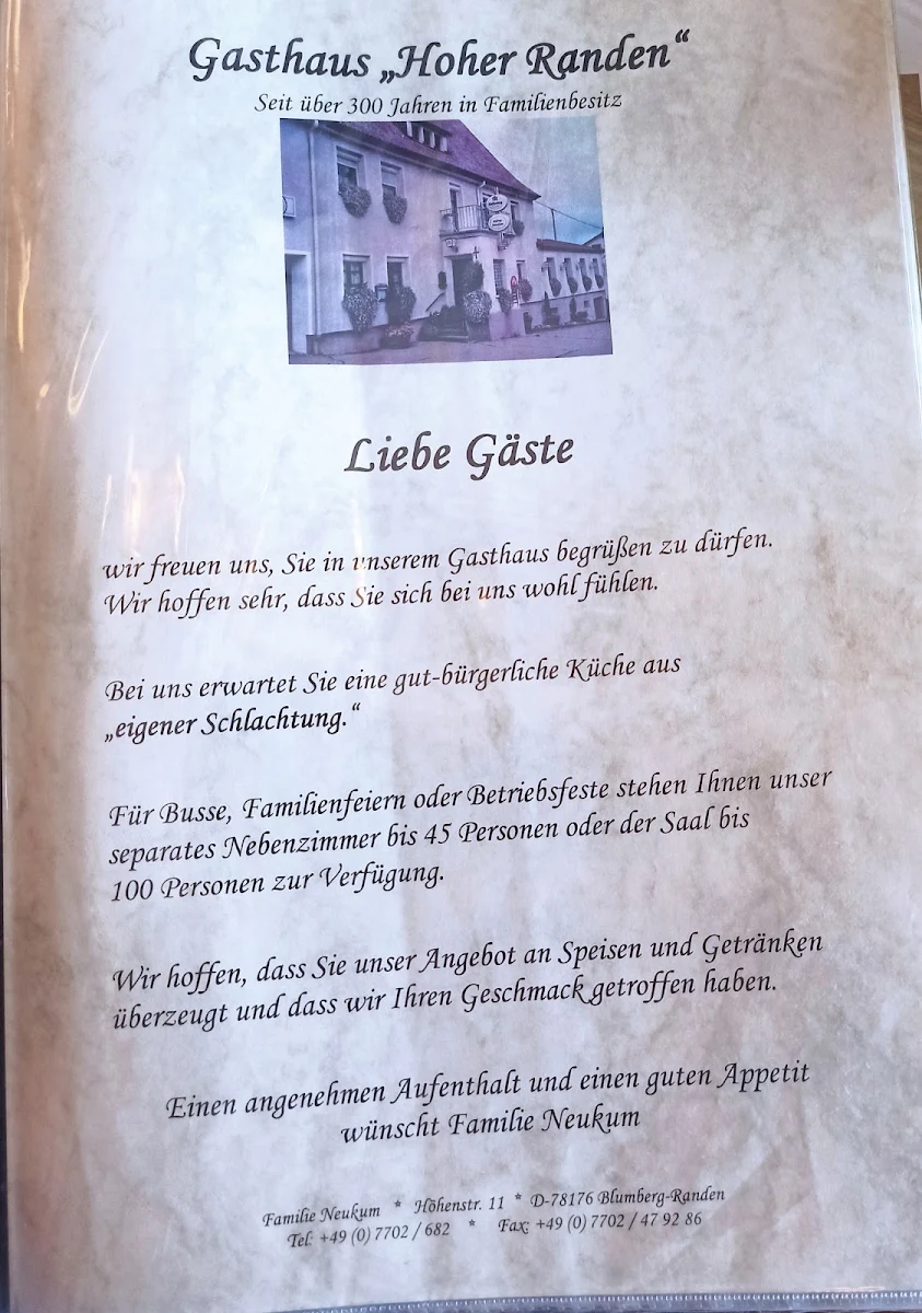Speisekarte photo 2