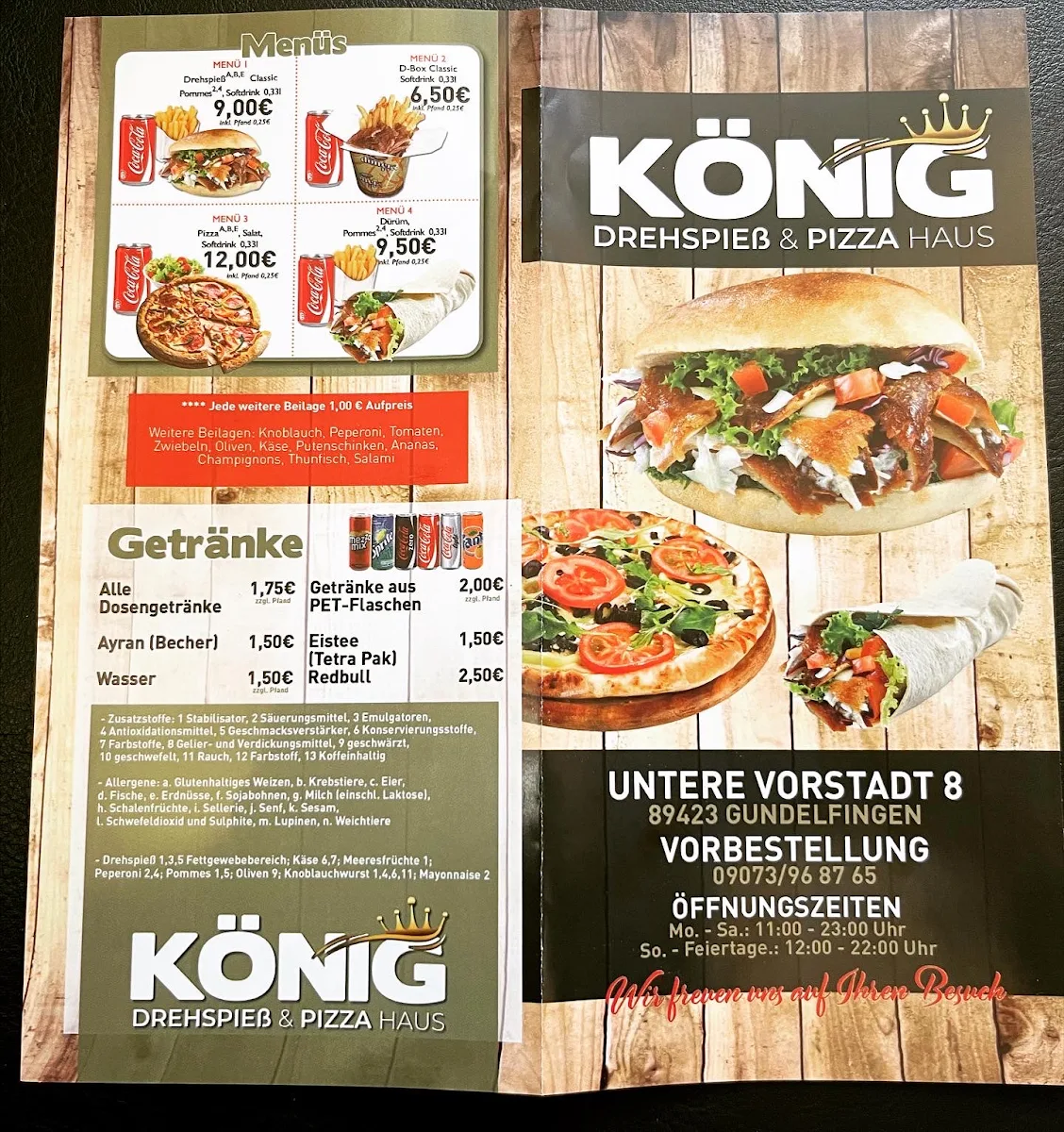 Speisekarte photo 2