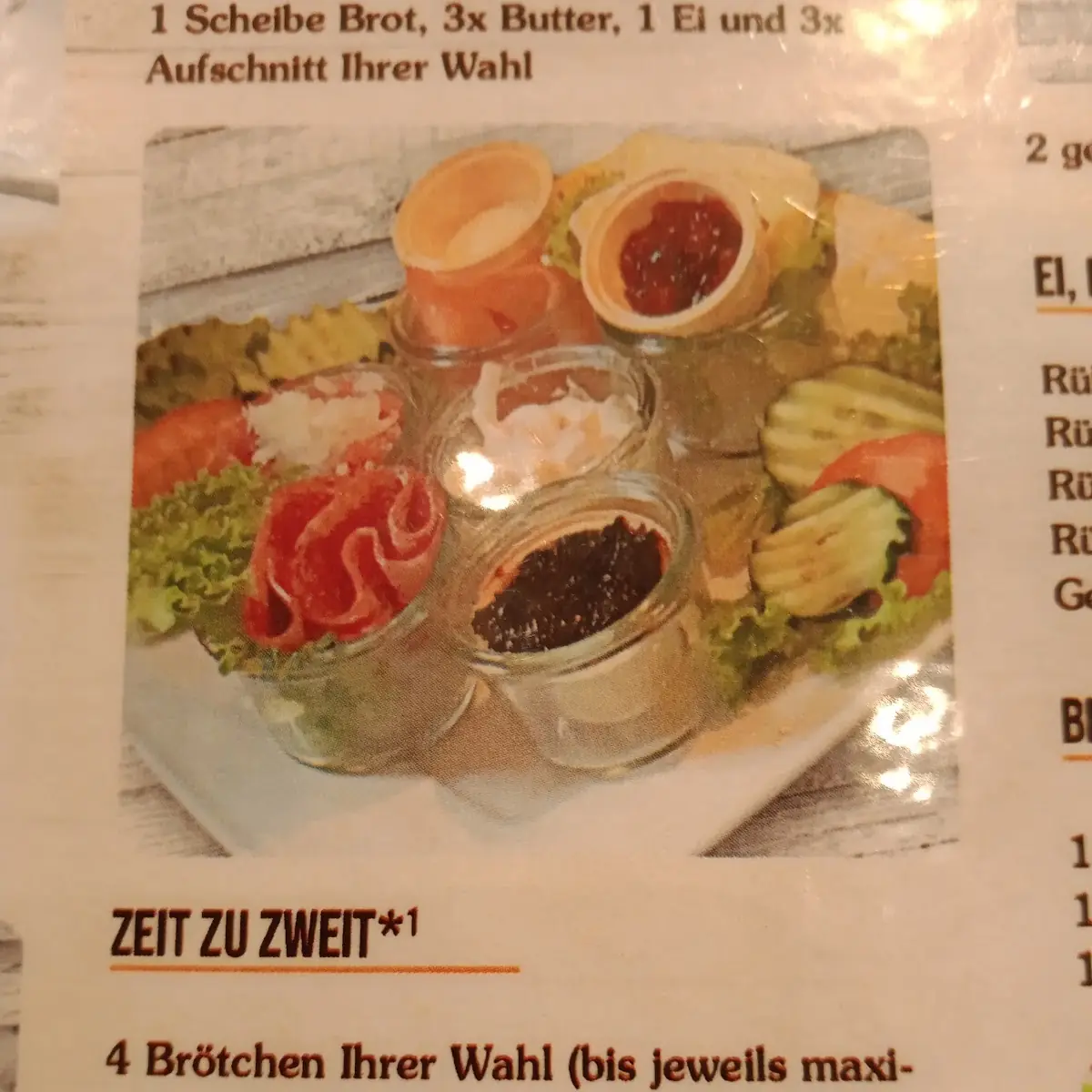 Speisekarte photo 1