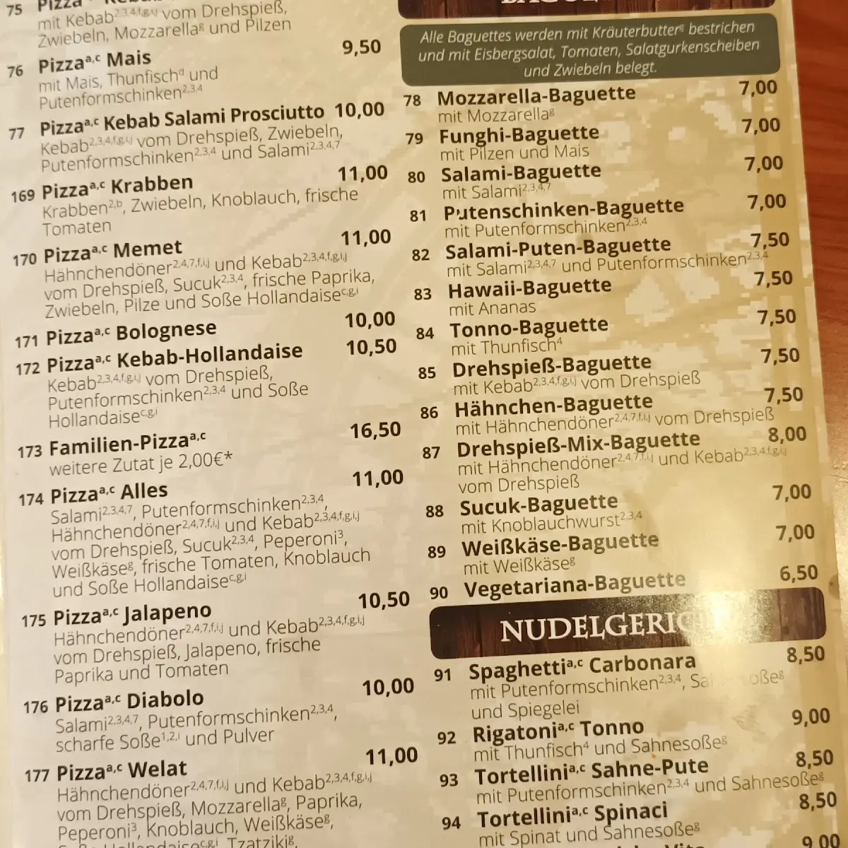Speisekarte photo 10