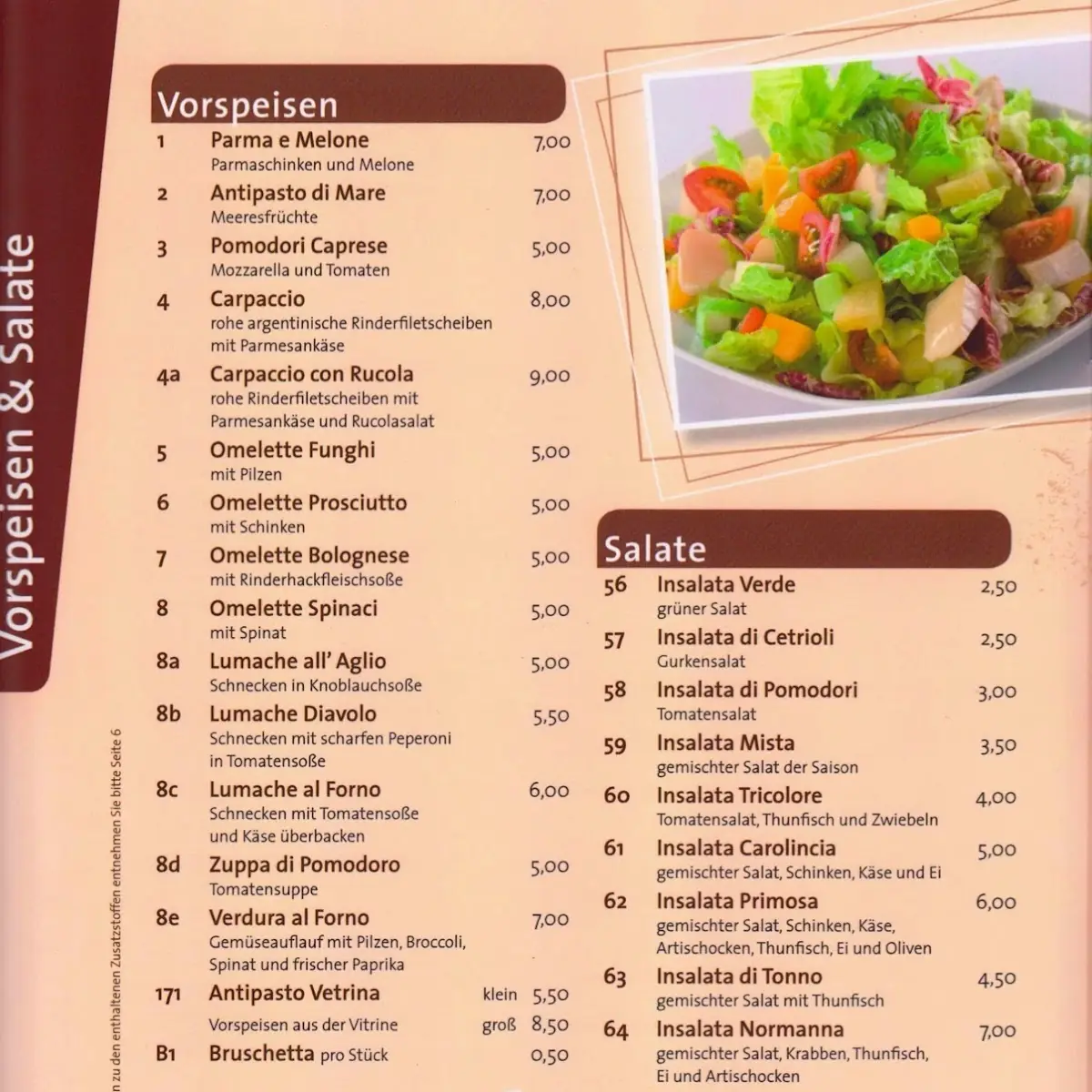 Speisekarte photo 5