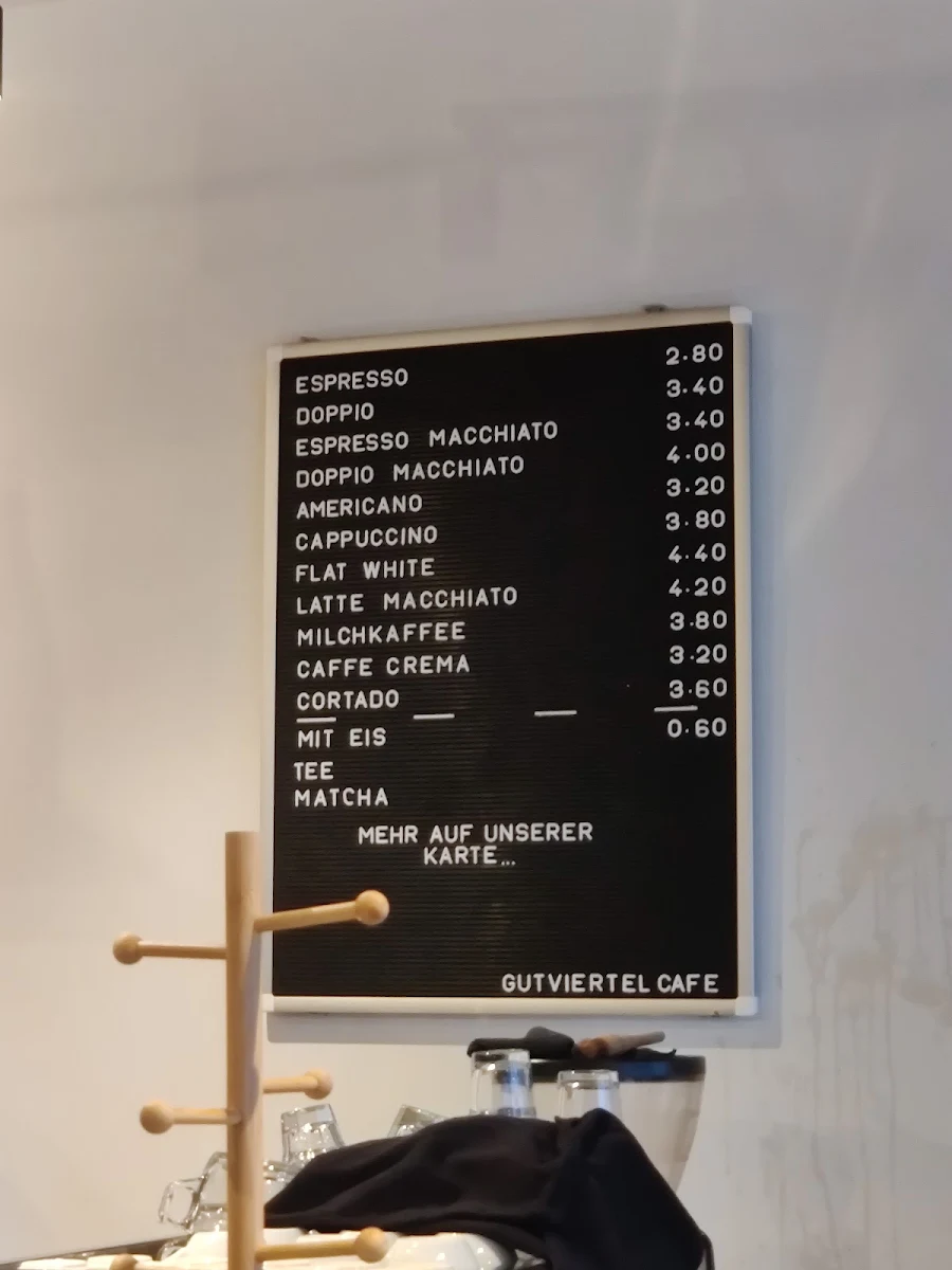 Speisekarte, gutviertel