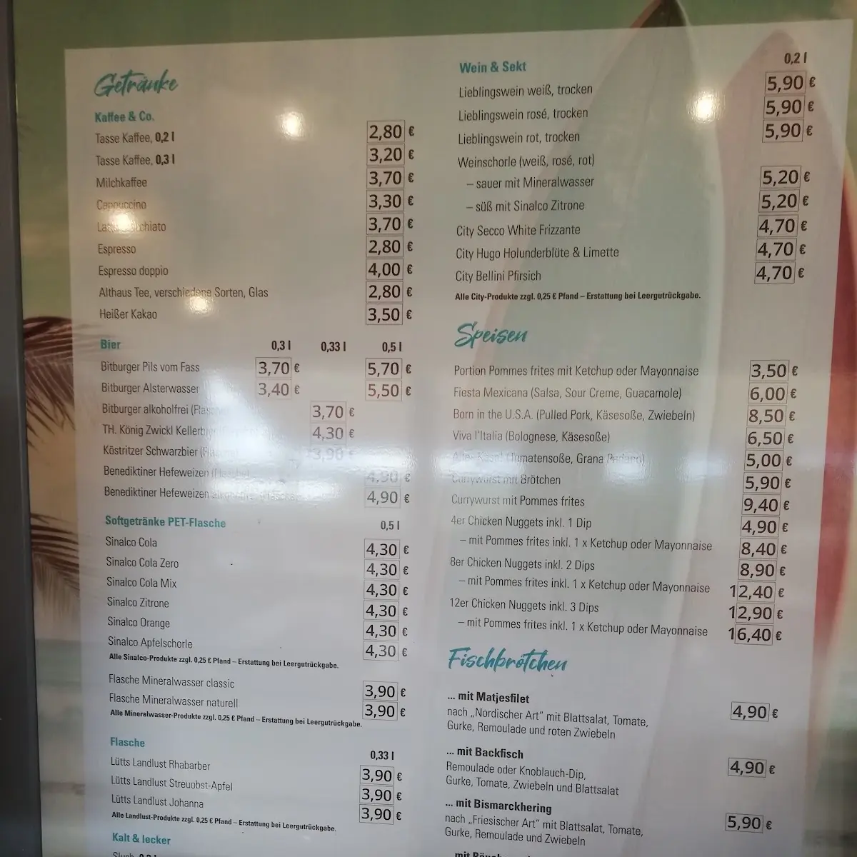 Speisekarte photo 3