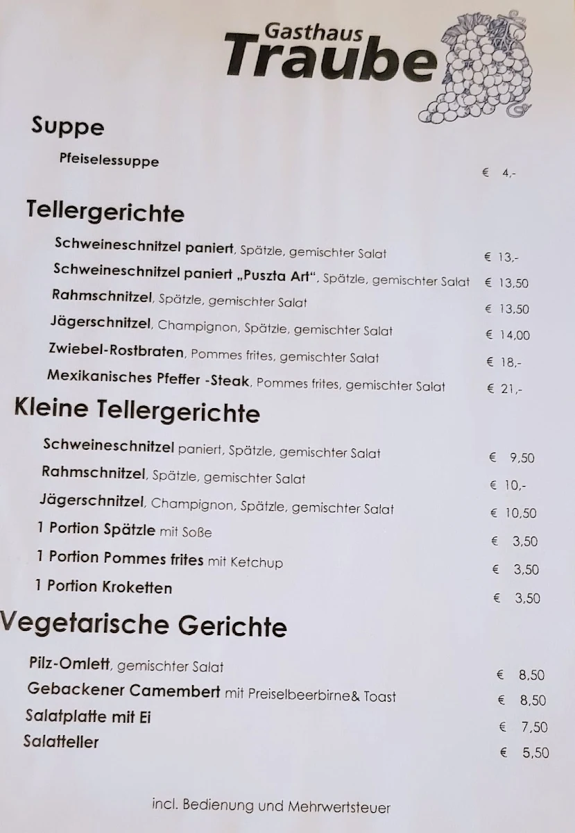 Speisekarte photo 1