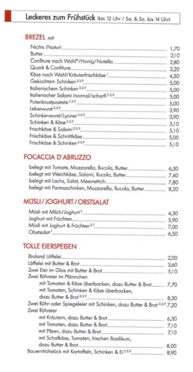 Speisekarte photo 8