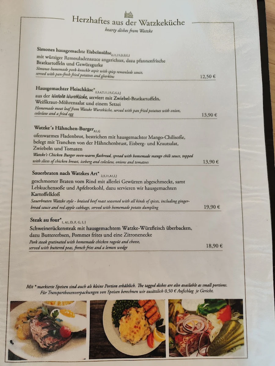 Speisekarte photo 2