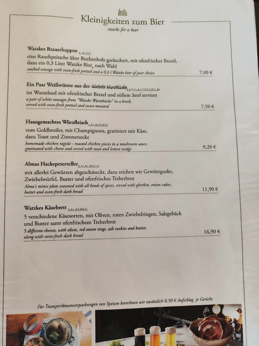 Speisekarte photo 3