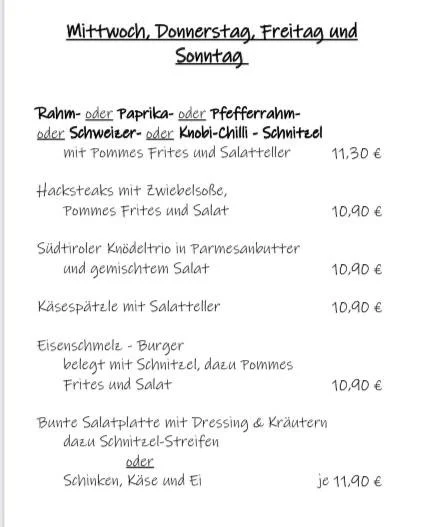 Speisekarte photo 5