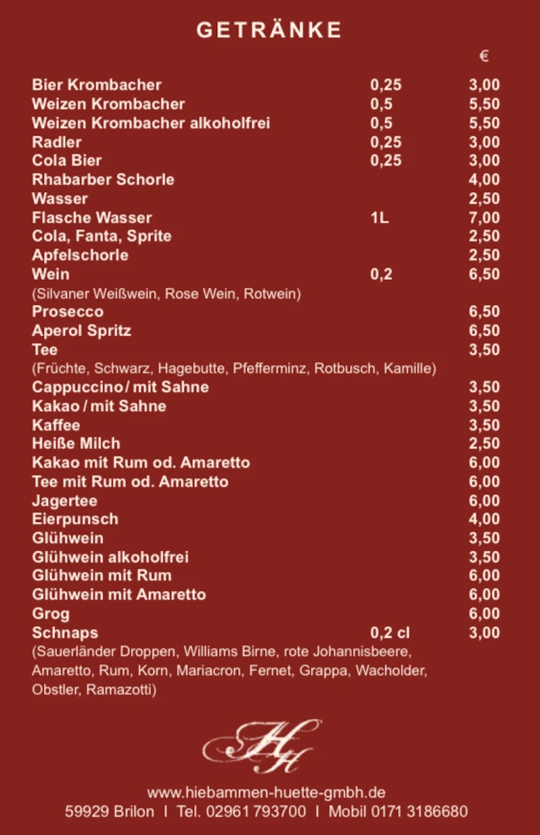 Speisekarte photo 2