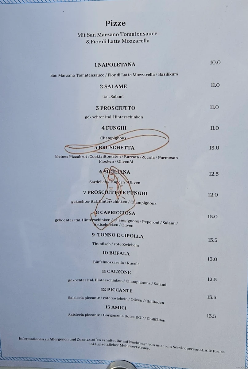 Speisekarte photo 8