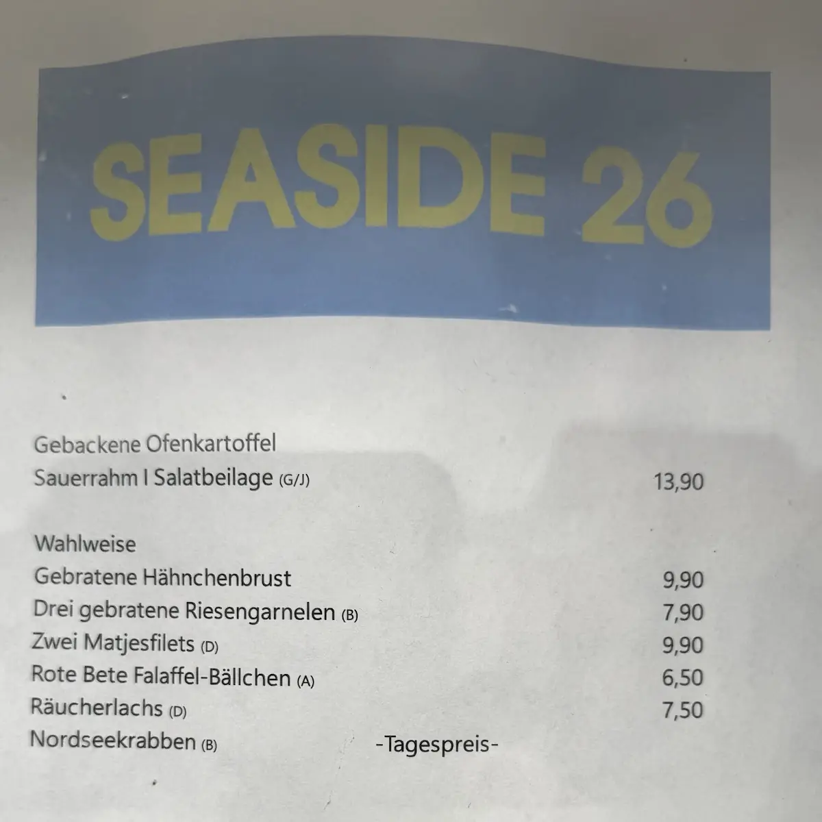 Speisekarte photo 5