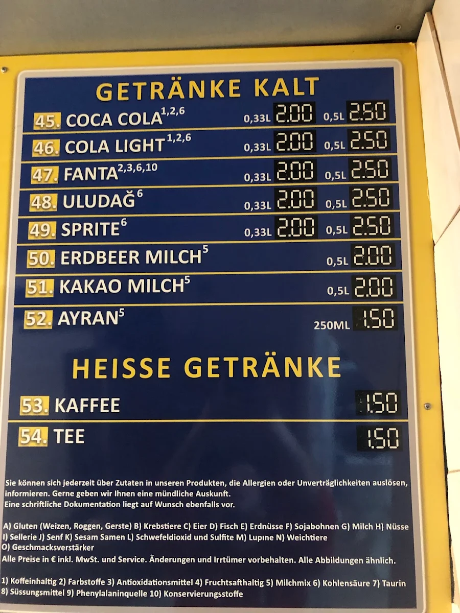 Speisekarte photo 1