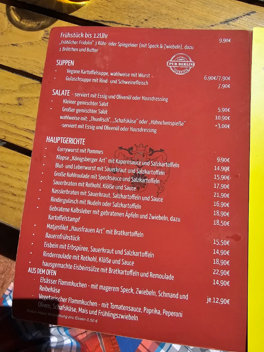 Speisekarte photo 5