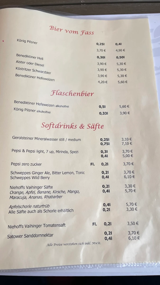 Speisekarte photo 3