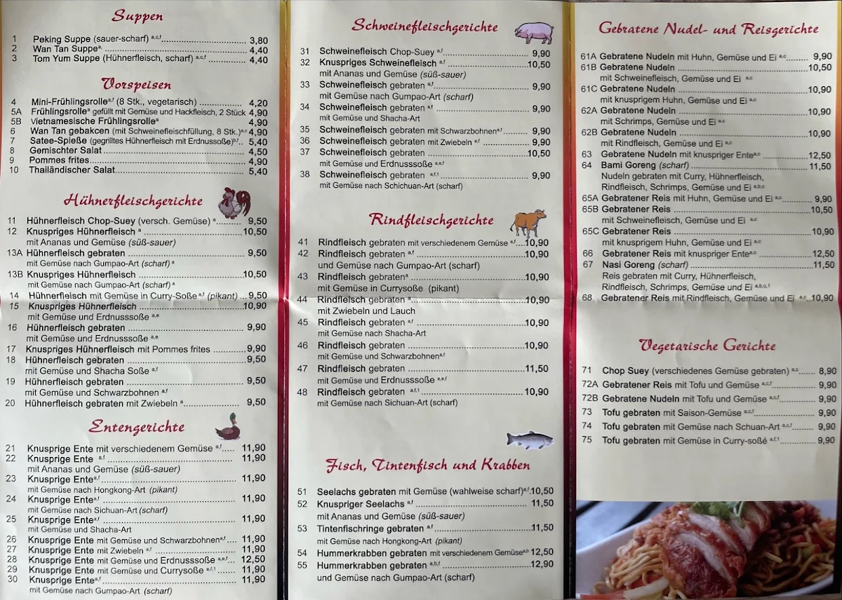 Speisekarte photo 1