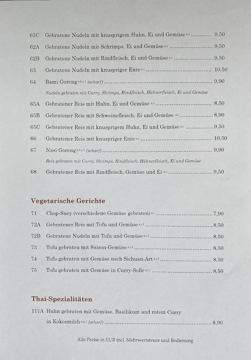 Speisekarte photo 4
