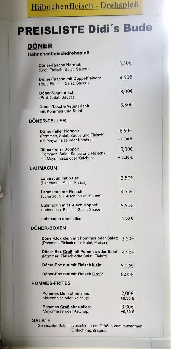 Speisekarte photo 6