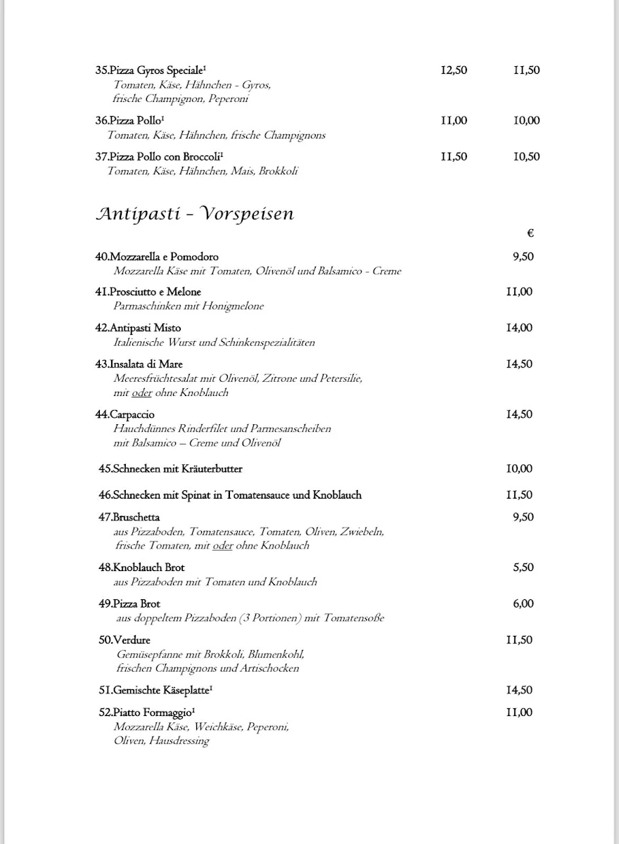 Speisekarte photo 6
