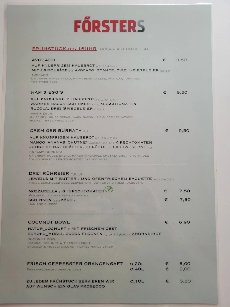 Speisekarte photo 4