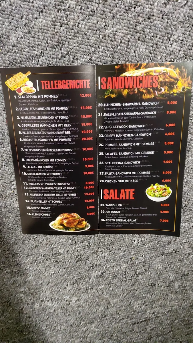 Speisekarte photo 1