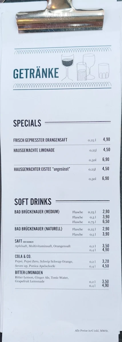 Speisekarte photo 2