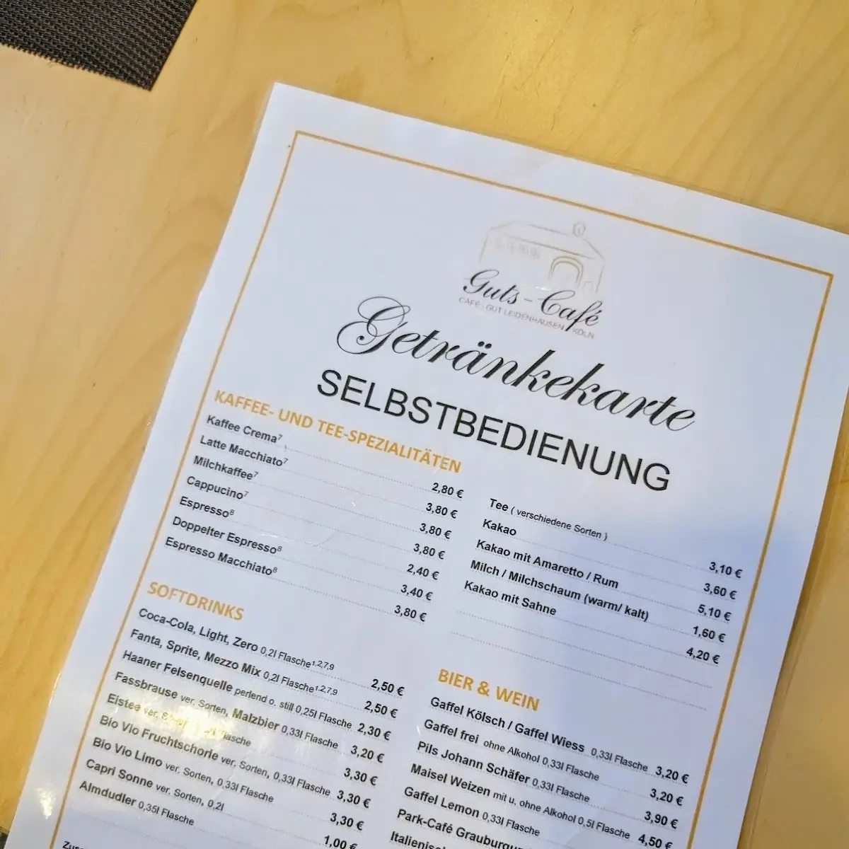 Speisekarte photo 2