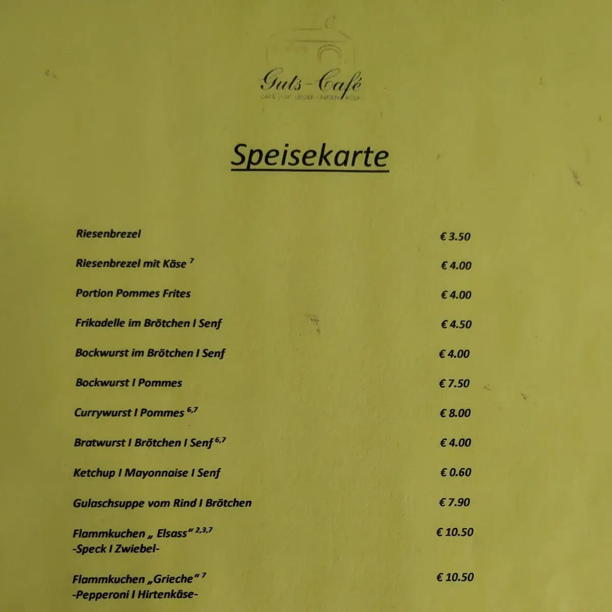Speisekarte photo 3