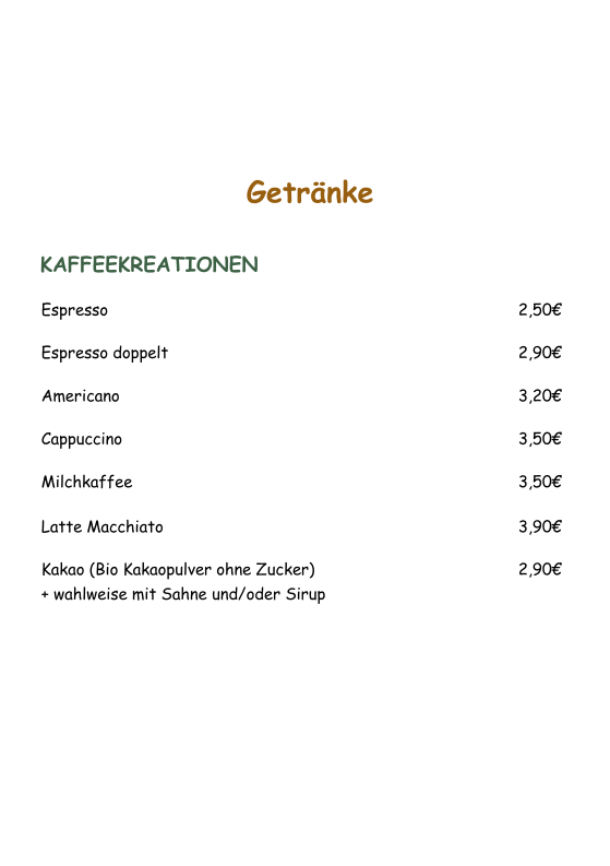 Speisekarte photo 5