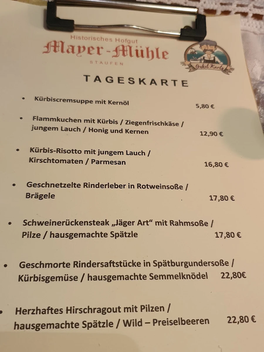 Speisekarte photo 1