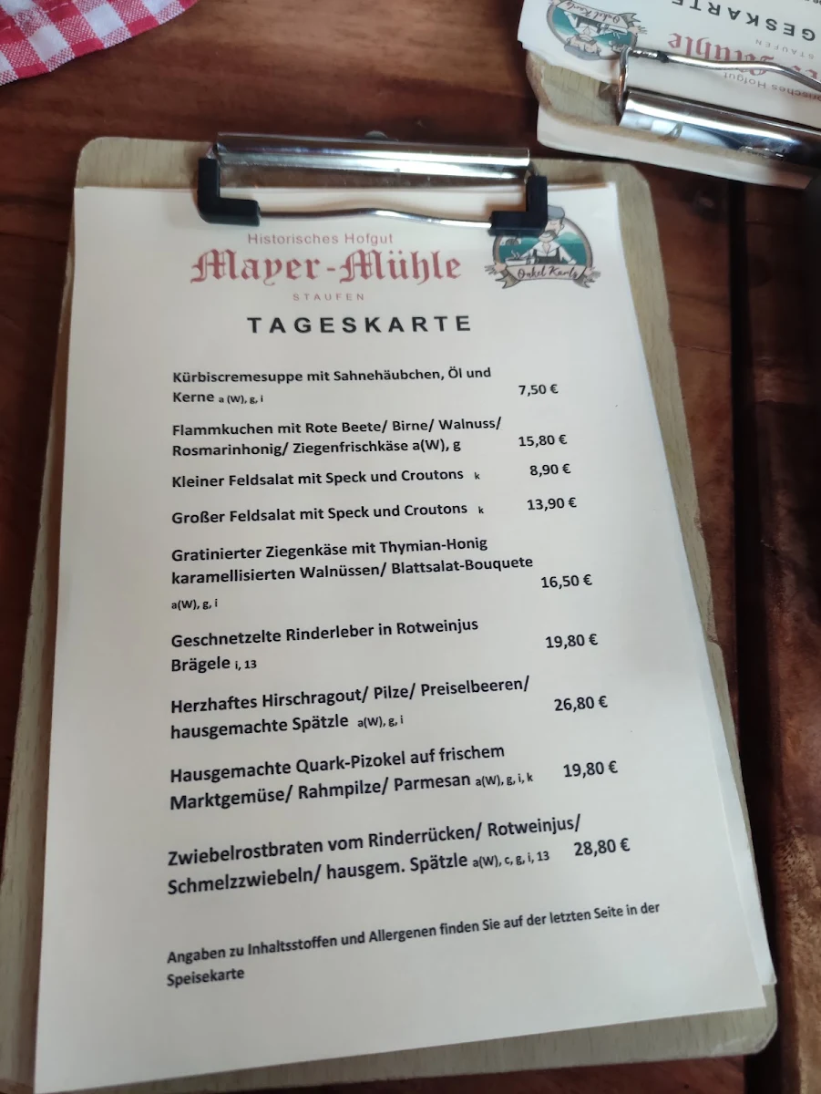 Speisekarte photo 2