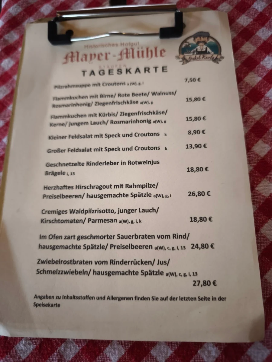 Speisekarte photo 3