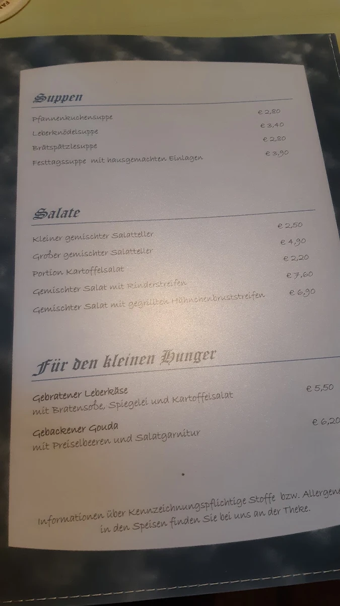 Speisekarte photo 9