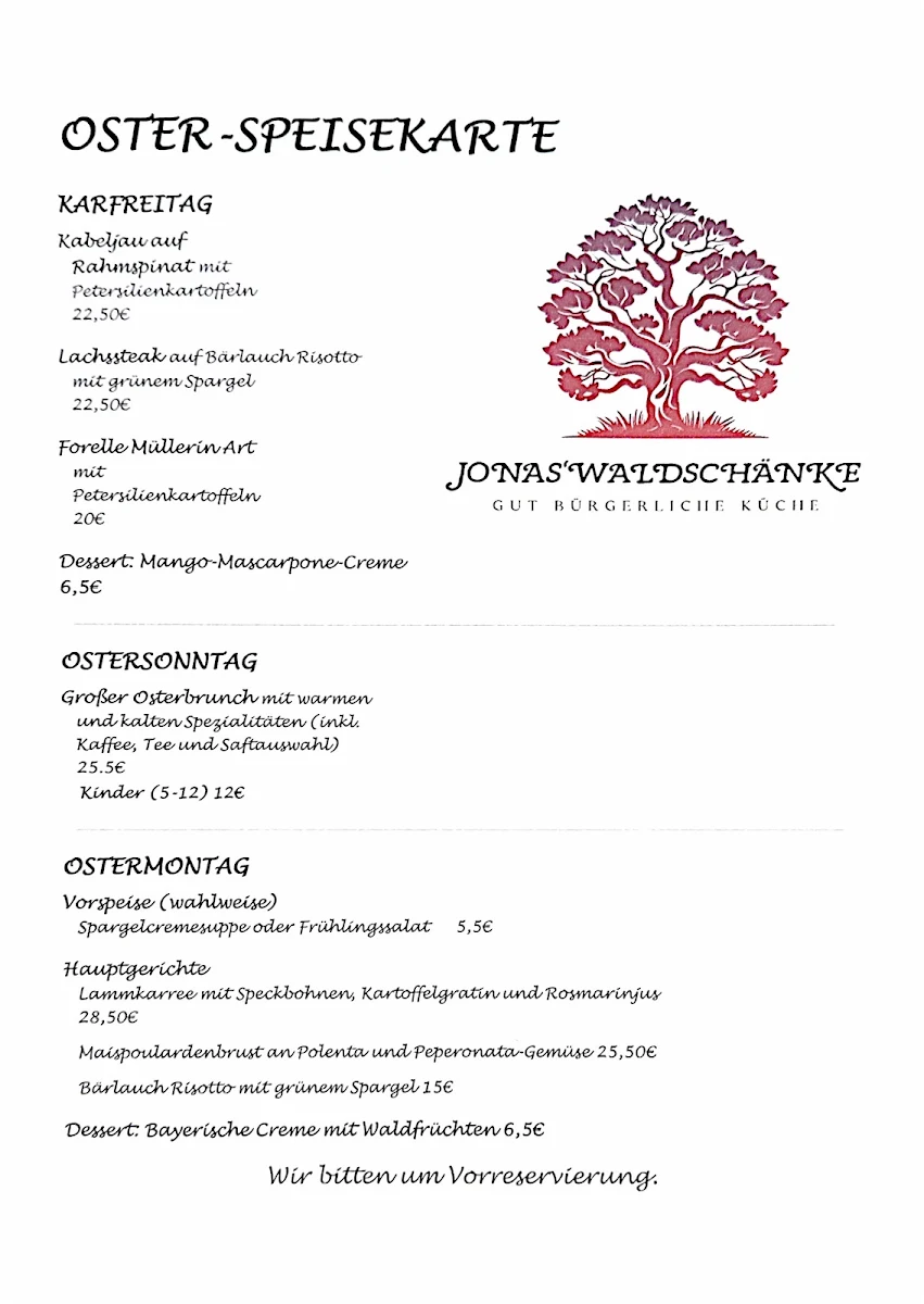 Speisekarte photo 1