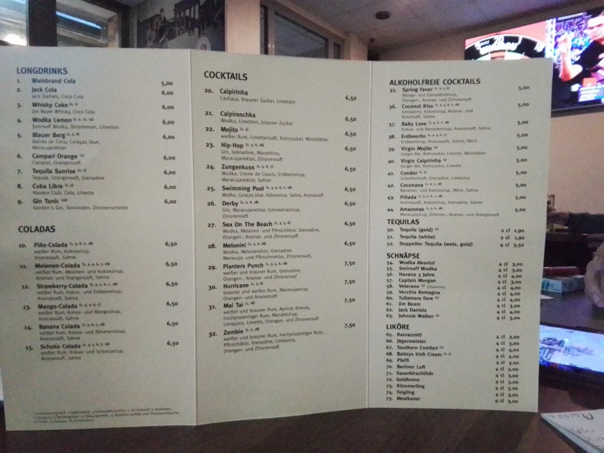Speisekarte, Myster Döner