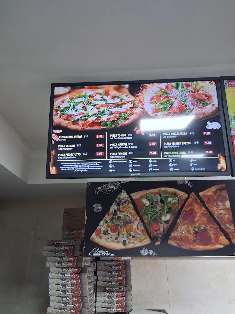 Speisekarte, Myster Döner