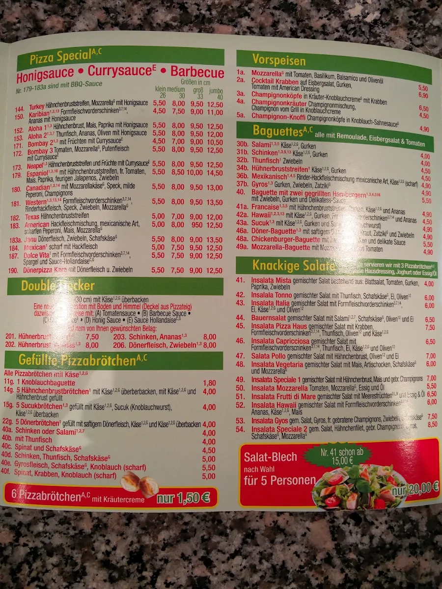Speisekarte photo 3