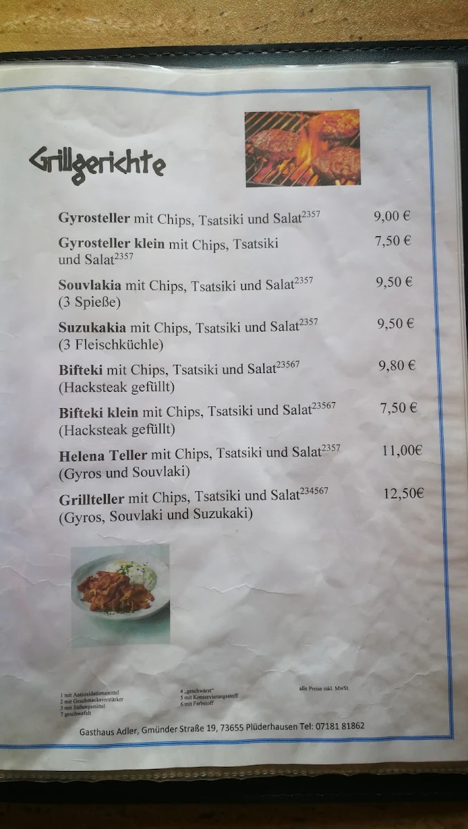 Speisekarte photo 2