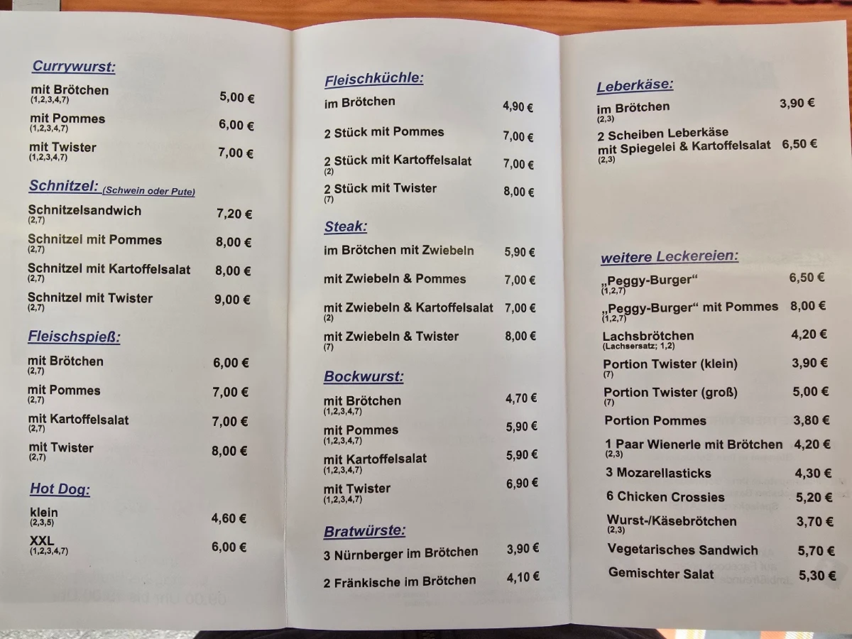 Speisekarte photo 1