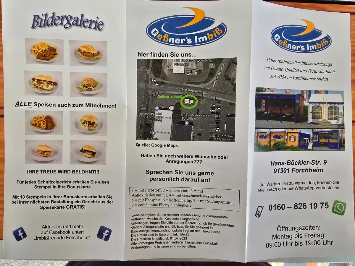Speisekarte photo 3