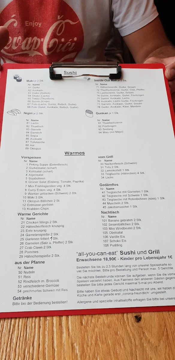 Speisekarte photo 2